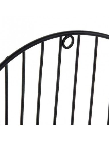 MENSULA DE FORJA NEGRO 21x32