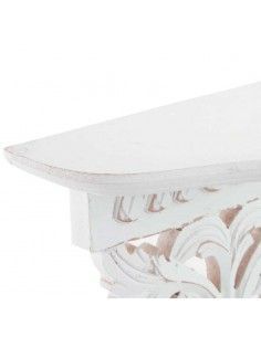 MENSULA BLANCA DE MADERA 38x34 2