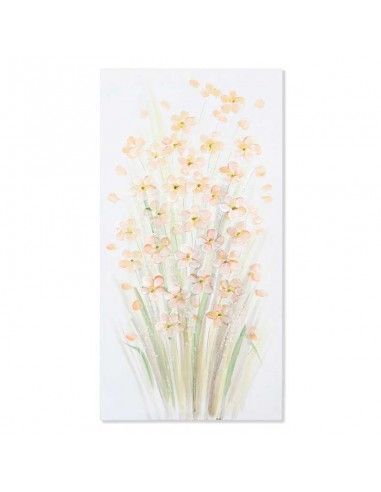 SET DE DOS CUADROS DE FLORES  80x40
