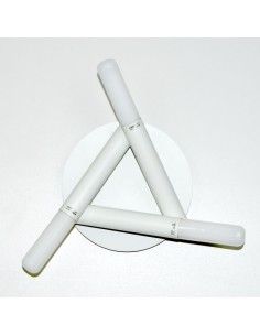 PLAFÓN DE TECHO DE ALUMINIO BLANCO DE TRES
