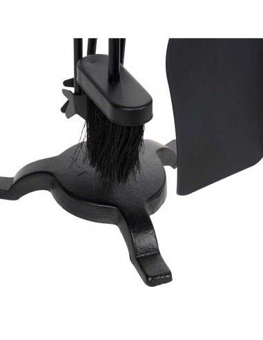 JUEGO CHIMENEA FORJA 4 PIEZAS 66 cm