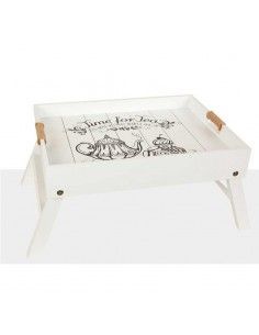 BANDEJA DE CAMA BLANCA 24.5x55