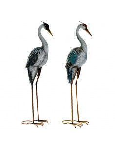 FIGURA GARZA METAL 111x36