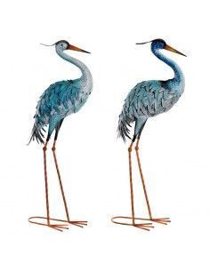 FIGURA GARZA METAL 85x33