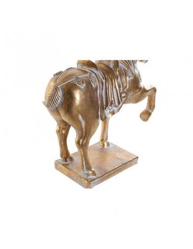 FIGURA DE CABALLO DORADO 31x29