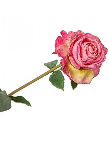 FLOR ROSA ARTIFICIAL 57x7