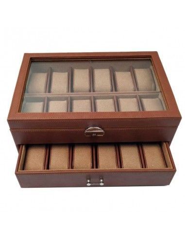 JOYERO DE 24 RELOJES 13.5x30