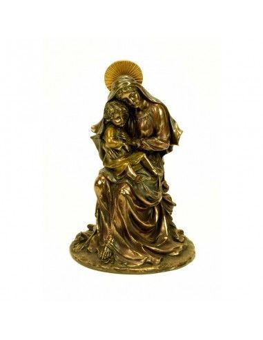 FIGURA VIRGEN CON NIÑO 25x16