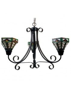 LAMPARA DE TECHO TIFFANY 53x63