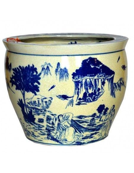 CUBREMACETA DE PORCELANA
