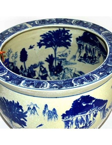 CUBREMACETA DE PORCELANA