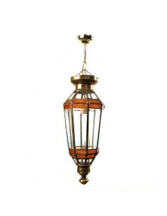 COLGANTE DE TECHO ORO-AMBAR