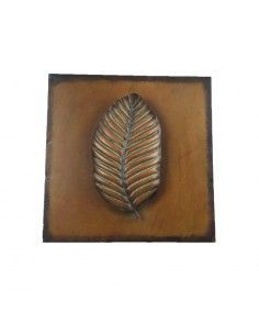 CUADRO HOJA EN RELIEVE 38x38