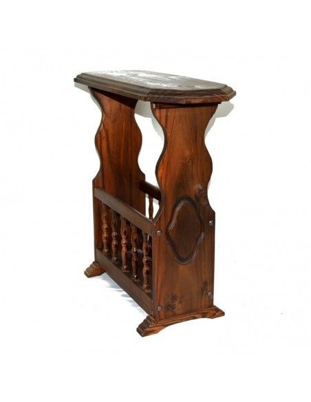MESA REVISTERO DE MADERA