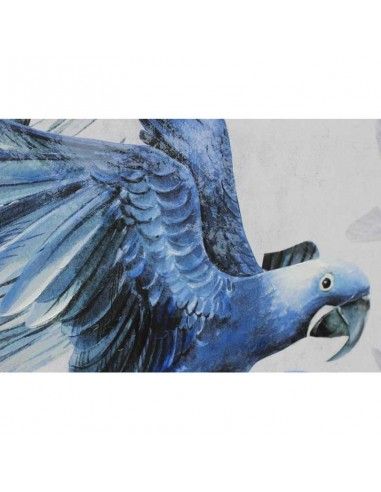 SET DE DOS CUADROS LORO AZUL 90x60
