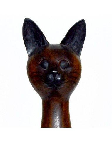 FIGURA GATO DE MADERA