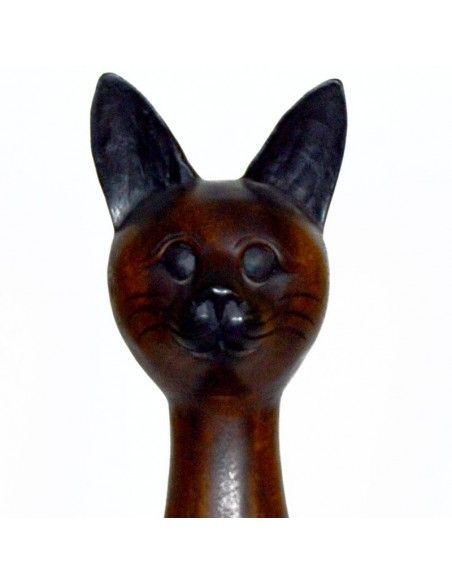 FIGURA GATO DE MADERA