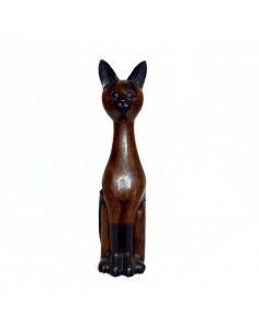 FIGURA GATO DE MADERA