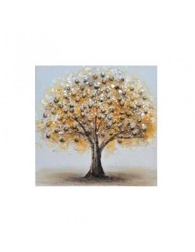 CUADRO ARBOL OLIVA SET DE DOS 40x40