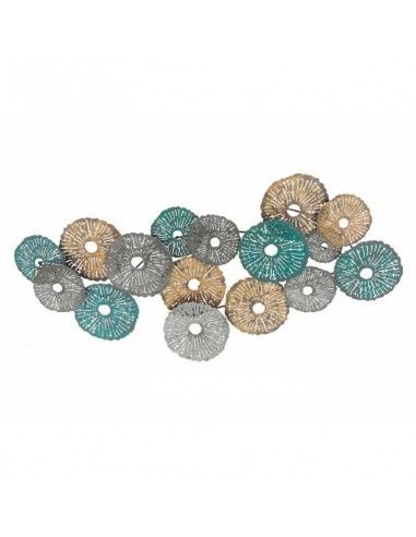 DECORATIVO PARED METAL CIRCULOS...
