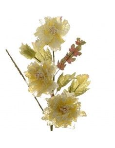 FLOR ZINNIA ORGANZA 86X7