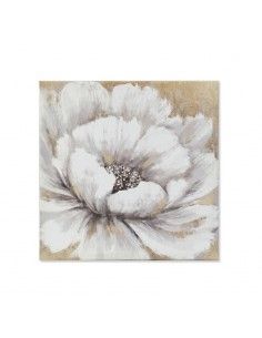 CUADRO FLOR BLANCA Y GRIS... 2