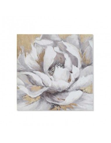 CUADRO FLOR BLANCA Y GRIS SET DE DOS...