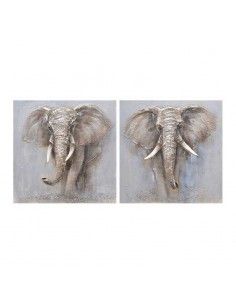 CUADRO DE ELEFANTE 80x80...