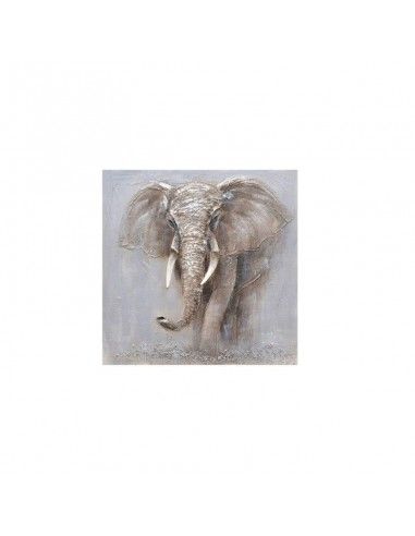 CUADRO DE ELEFANTE 80x80 set de dos
