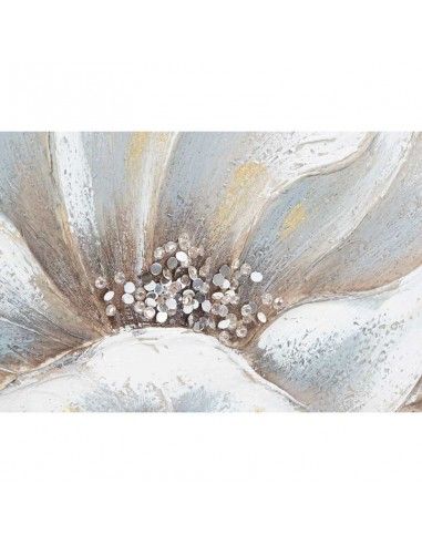 CUADRO LIENZO DE FLOR SET DE DOS 50x50