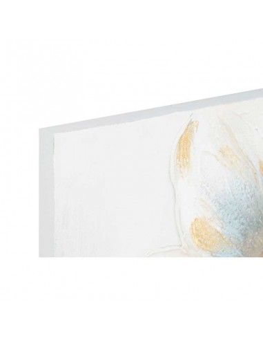 CUADRO LIENZO DE FLOR SET DE DOS 50x50