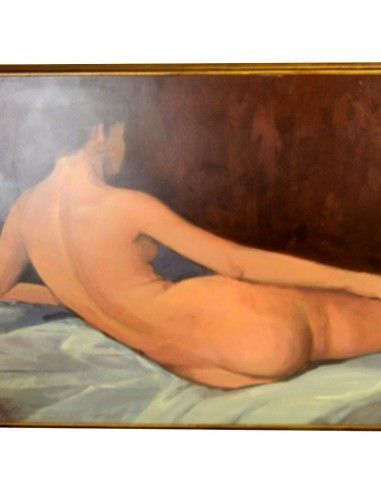 CUADRO DE MUJER DE MADERA