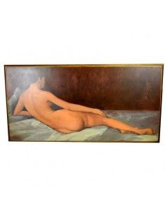 CUADRO DE MUJER DE MADERA
