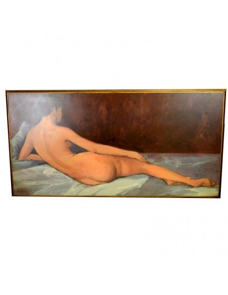 CUADRO DE MUJER DE MADERA