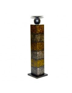 CANDELABRO DORADO Y PLATEADO 2