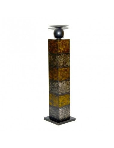 CANDELABRO DORADO Y PLATEADO