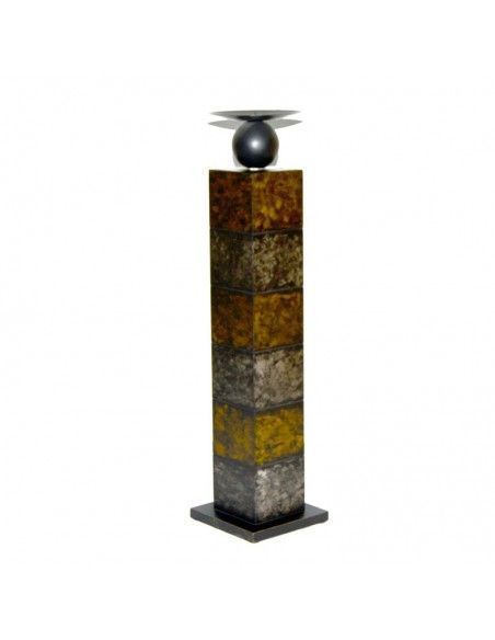 CANDELABRO DORADO Y PLATEADO