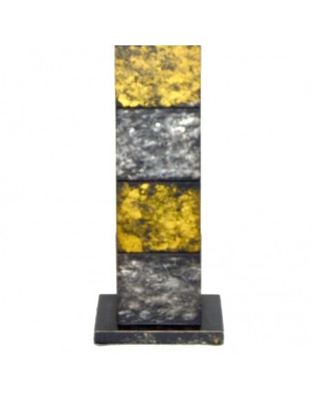 CANDELABRO DORADO Y PLATEADO