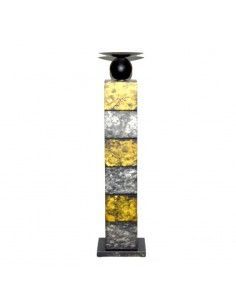 CANDELABRO DORADO Y PLATEADO