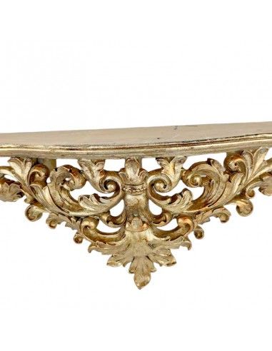 MENSULA PAN DE ORO TALLADA 18x46