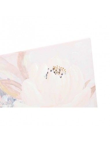 CUADRO FLOR GRANDE 80x80 set de dos