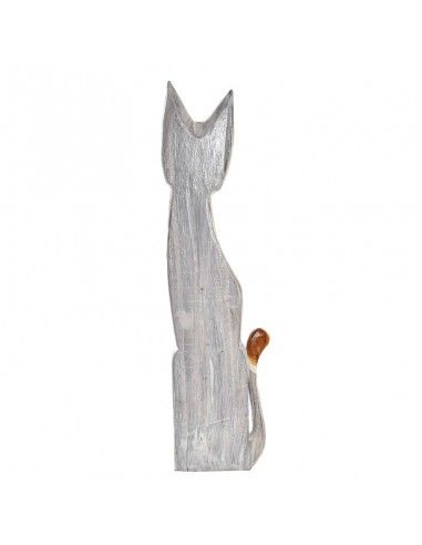 FIGURA GATOS MADERA TRES PIEZAS