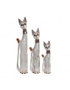 FIGURA GATO DE MADERA 100cm...