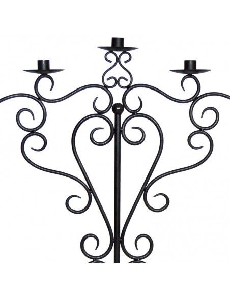 CANDELABRO DE PIE EN FORJA