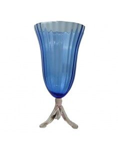 JARRON VIDRIO MURANO AZUL... 2
