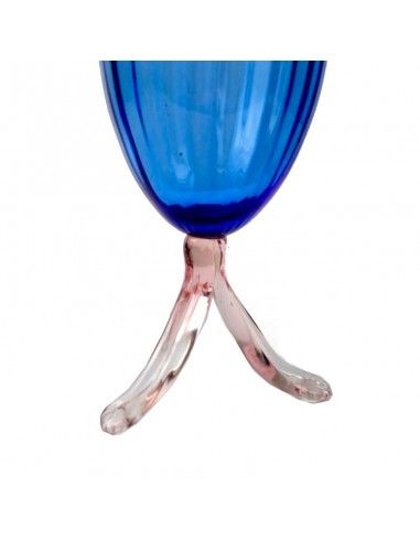 JARRON VIDRIO MURANO AZUL 37x19