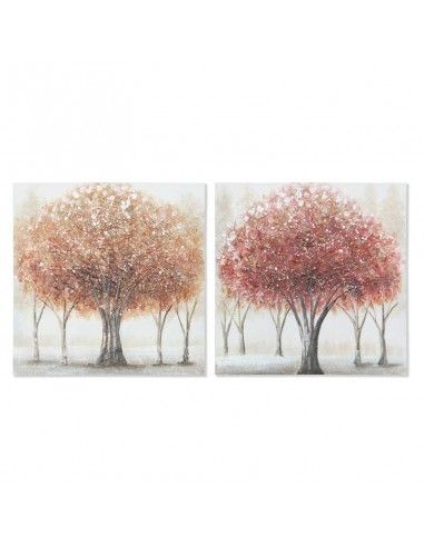 CUADRO ARBOL DE LA VIDA 60x60 set de dos