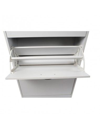 ZAPATERO BLANCO 3 ESTANTES 115x60