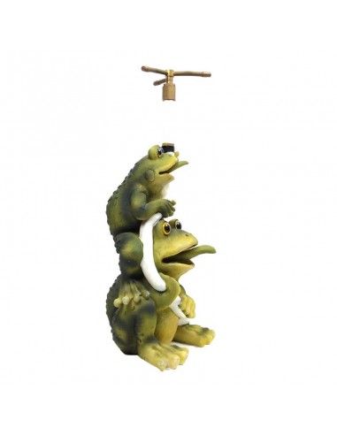 FIGURA RANAS ASPERSOR PARA JARDIN 49x23