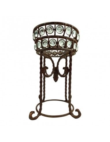 PORTAVELAS DE FORJA VINTAGE 29x17